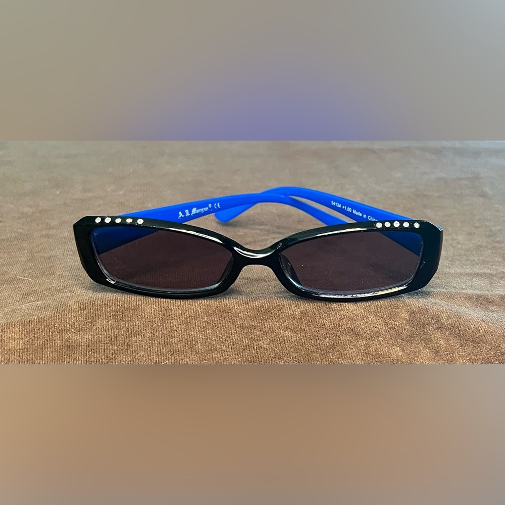 A.J. Morgan Black and Blue Sunglasses FREE W/ANY PURCHASE